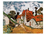 Street in Auvers (Les Toits Rouges)  c1890