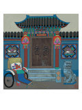 Stone Lion and Rickshaw Gate