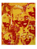 Faces: Yellow and Red