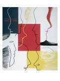 Blue  Red  and Yellow Faces
