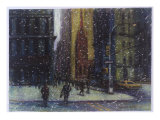 Wall Street Blizzard  New York City