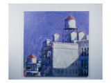 Sunlit Water Towers