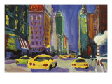 Racing Taxis  New York City