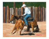Quarter Horse Cutting Scene