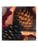 Pine Cones and Autumn Leaves