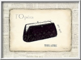 "Opera" Pre-made-framed Framed Art Print