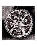 Black and white tomato