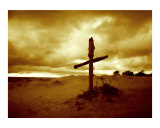 An old wooden cross