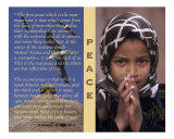 Words of Peace Wall Poster