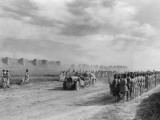 A Trans-Asiatic Expedition Is Saluted by Troops and Civilians