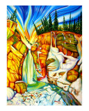 Upper Falls Johnston Canyon Banff Alberta