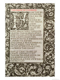 The Rape of Lucrece  from "The Poems of William Shakespeare" Published by Kelmscott Press  1893