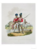 Native Troops in the East India Company's Service: a Sergeant and a Private Grenadier Sepoy