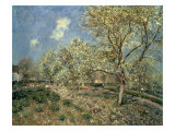 Springtime at Veneux  1880
