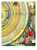 An Astronomer  Detail from a Map of the Planets