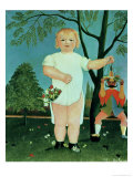 Child with a Puppet  circa 1903