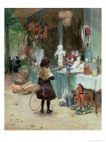 At the Champs-Elysees Gardens  circa 1897