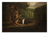 Satan Tempting Eve  from "Paradise Lost" by John Milton