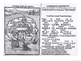 Map of the Island of Utopia and Its Alphabet