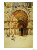 The Entrance to St Mark's  Venice