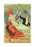 Reproduction of a Poster Advertising the "Taverne Olympia " Paris  1899