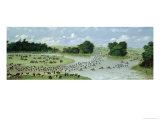 Crossing of the San Joaquin River  Paraguay  1865