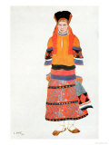 Costume Design for a Peasant Girl  1922