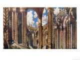 Scenery Design for the Betrothal  from Sleeping Beauty  1921