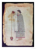 Mexican Indian Preparing Chocolate  from the Codex Tuleda  1553