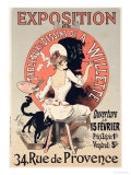 Reproduction of a Poster Advertising an Exhibition of the Paintings and Drawings of A Willette
