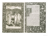 Adam and Eve  from "The Works of Chaucer " Published by Kelmscott Press  1896