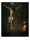 St Luke as a Painter Before Christ on the Cross  circa 1660
