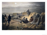 A Quiet Night in the Batteries  Plate from "The Seat of War in the East"