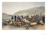 The Embarkation of the Sick at Balaklava  Plate from "The Seat of War in the East"