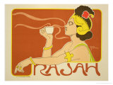 Reproduction of a Poster Advertising the "Cafe Rajah " 1897