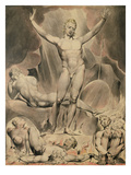 Satan Arousing the Rebel Angels  1808 (Pen and W/C)