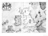 Map Showing the Route of the Armada Fleet