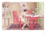 Model Writing Postcards  1906