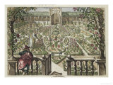 Spring Garden  from "Hortus Floridus " Published 1614-15