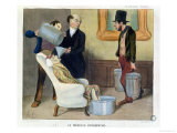 The Hydropathic Doctor  Caricature from "La Caricature"