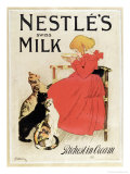 Poster Advertising Nestle's Swiss Milk  Late 19th Century