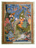 King Solomon and the Queen of Sheba  after an Original Miniature