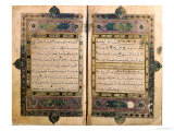 Two Pages from a Koran Manuscript