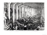 General Printing Works of Charles Lahure  View of the Machines' Gallery Printing the Magazine