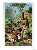 Robinson Crusoe and Man Friday  circa 1880