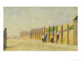 Pushing in the Poles  circa 1882
