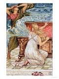 Pandora Opens the Box  Illustration for "The Greek Mythological Legend " Published in 1910