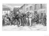 The Club Room of Zermatt in 1864  from 