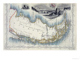Patagonia  from a Series of World Maps Published by John Tallis & Co  New York & London  1850s