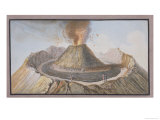 Interior of the Cone of Vesuvius Before the 1767 Eruption